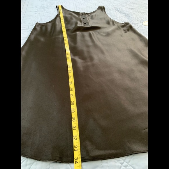 Cinema Etoile Black Satin Sleeveless Pullover Night Dress Size: L-XL - Picture 11 of 13